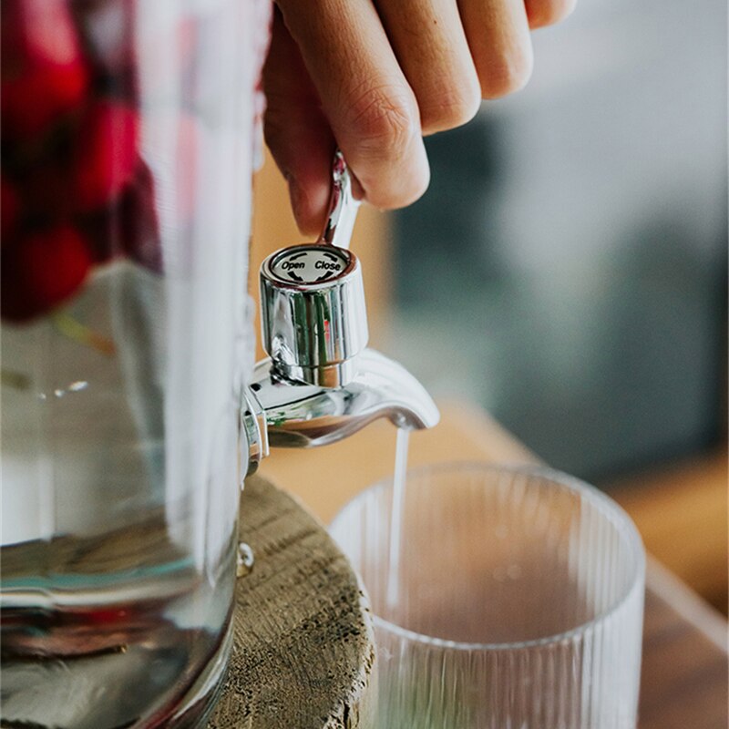 Retro Embossed Jar Drink Dispenser